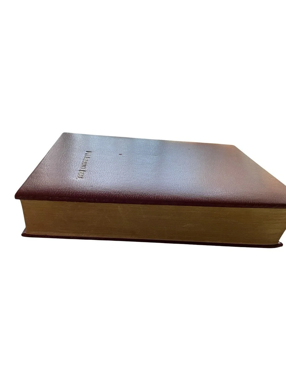 PTL Parallel Bible KJV & The Living Bible Large Print Burgundy Leatherette 1983